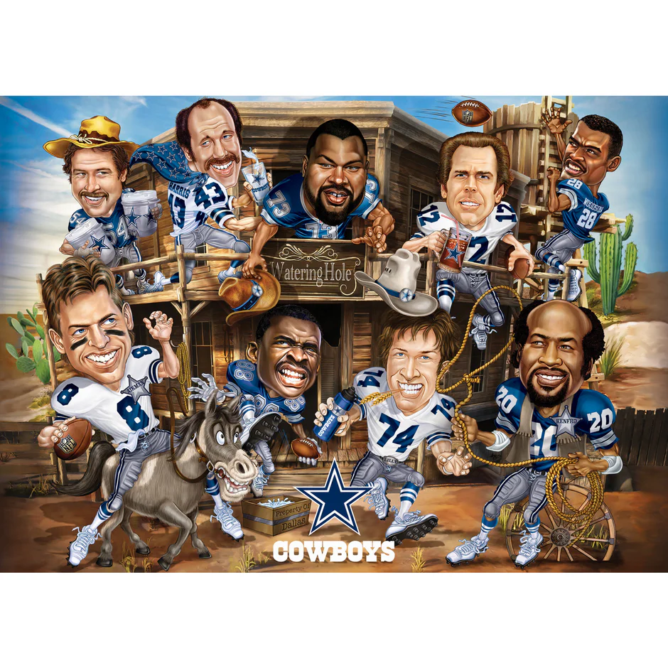DALLAS COWBOYS ALL TIME GREATS 500 PIECE JIGSAW PUZZLE
