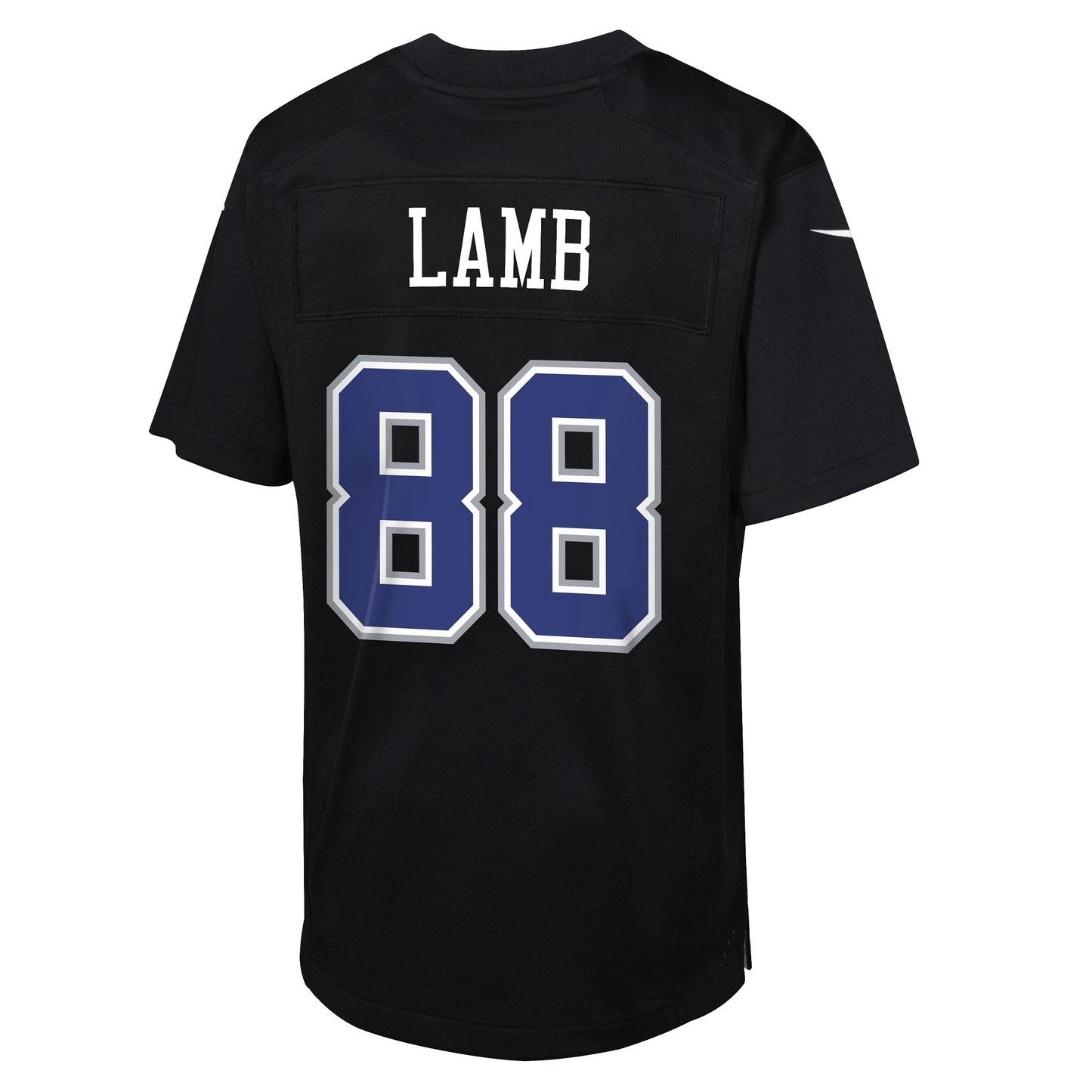 DALLAS COWBOYS CEEDEE LAMB YOUTH NIKE GAME JERSEY - BLACK