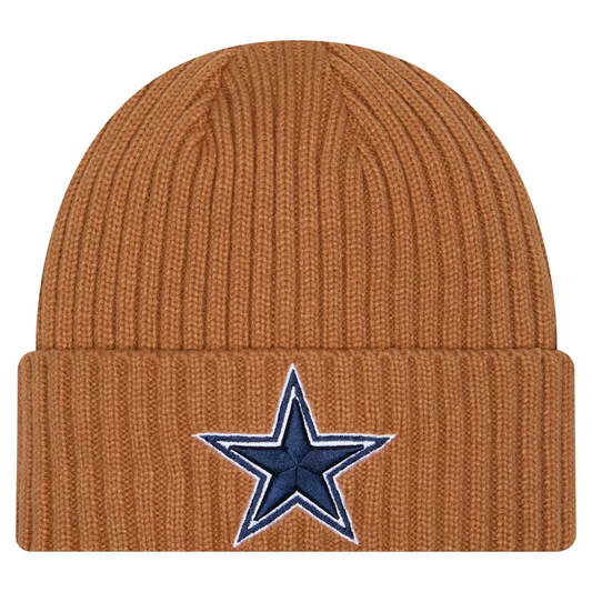 DALLAS COWBOYS COLOR PACK CUFFED KNIT - LIGHT BRONZE