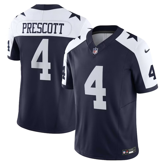 DALLAS COWBOYS DAK PRESCOTT MEN'S FUSE LIMITED JERSEY - THROWBACK