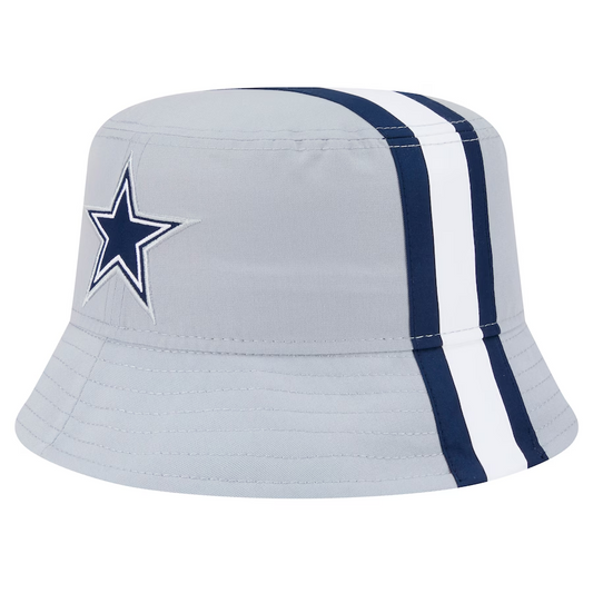 DALLAS COWBOYS HELMET BUCKET HAT - GRAY