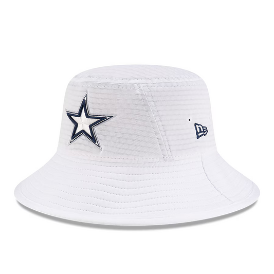 DALLAS COWBOYS JR 2024 NFL TRAINING CAMP BUCKET HAT - WHITE