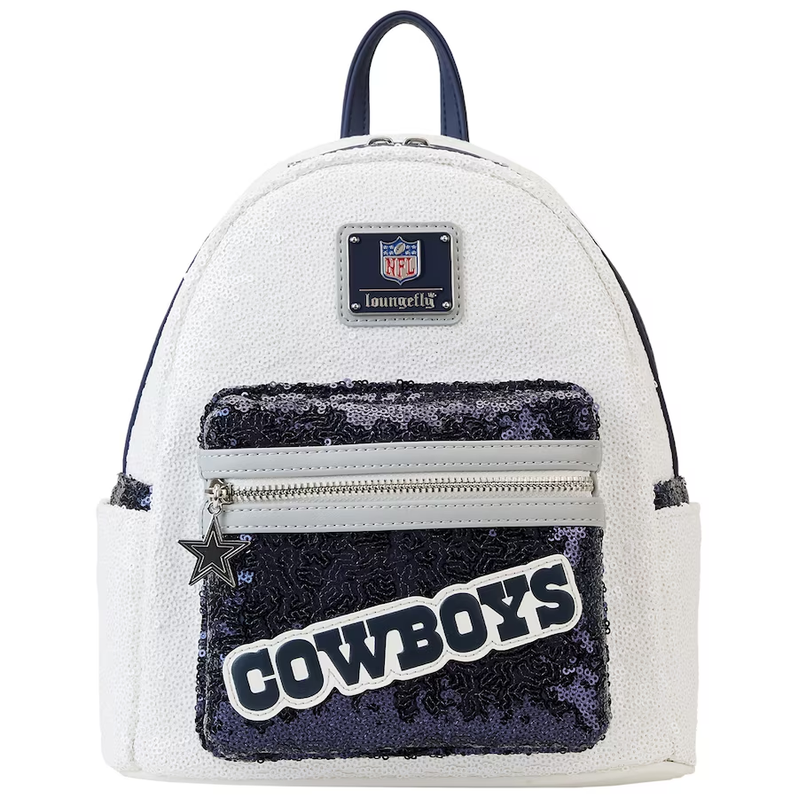 bling mini backpack DALLAS COWBOYS LOUNGEFLY SEQUIN MINI BACKPACK