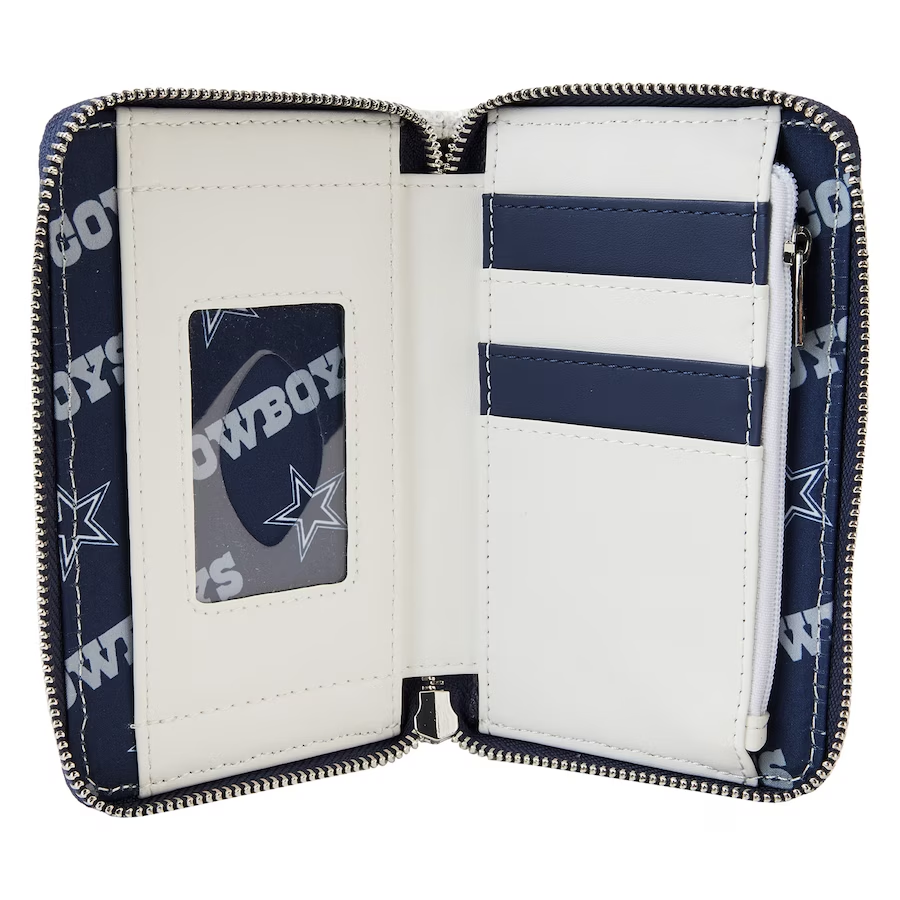 DALLAS COWBOYS LOUNGEFLY SEQUIN ZIP AROUND WALLET