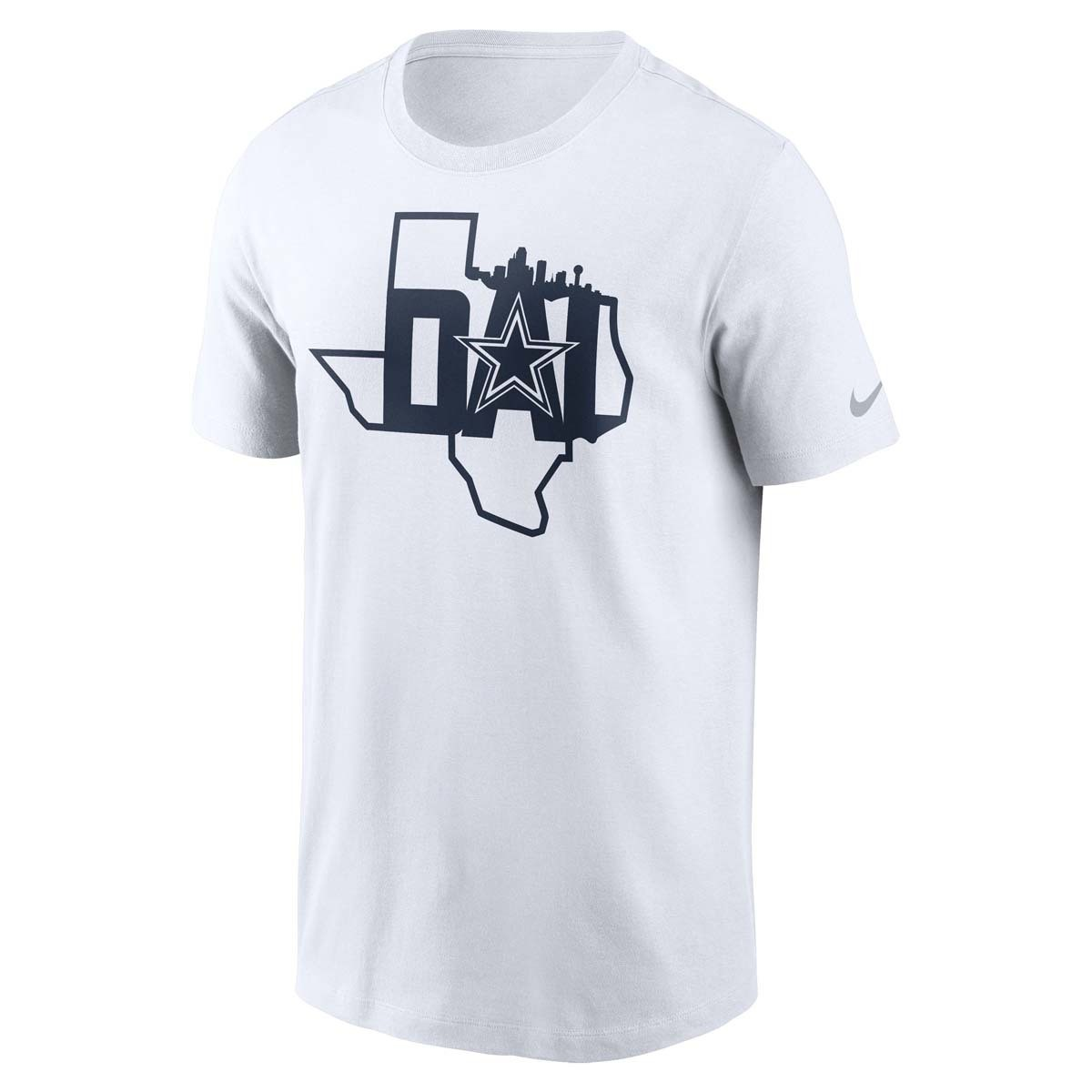 DALLAS COWBOYS MEN'S LOCAL SKYLINE T-SHIRT - WHITE – JR'S SPORTS