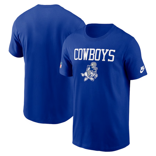 DALLAS COWBOYS MEN'S NIKE ALT PACK ONSIDE CONVERSION DRI-FIT T-SHIRT - BLUE