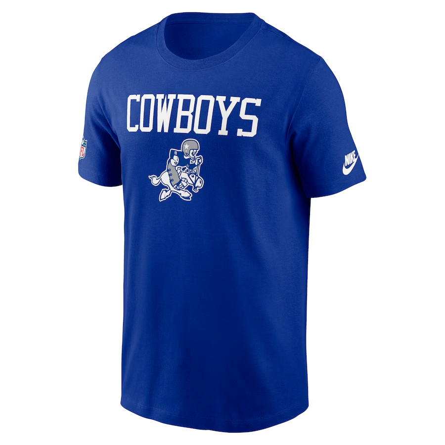 DALLAS COWBOYS MEN'S NIKE ALT PACK ONSIDE CONVERSION DRI-FIT T-SHIRT - BLUE