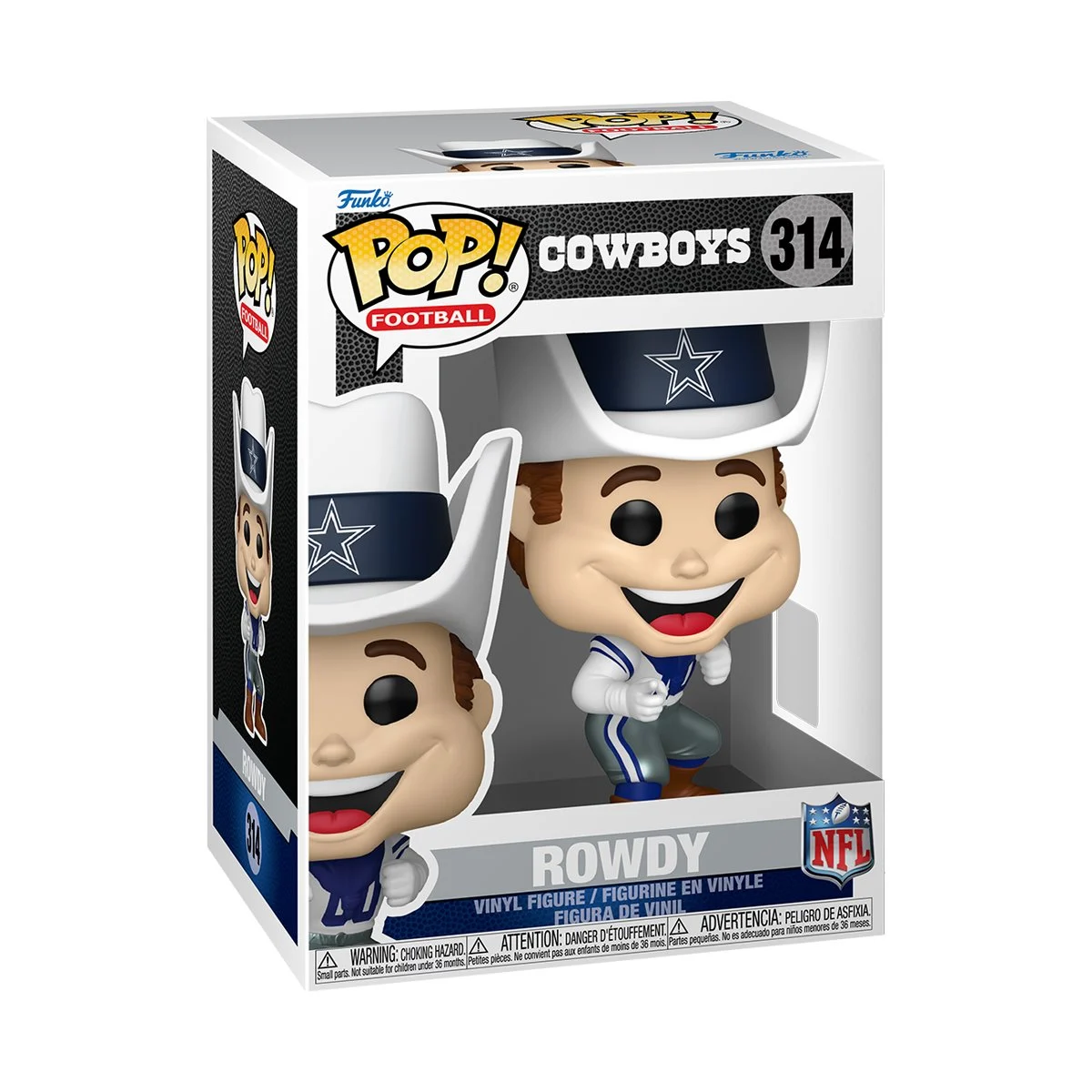 DALLAS COWBOYS ROWDY FUNKO POP! VINYL FIGURE #320