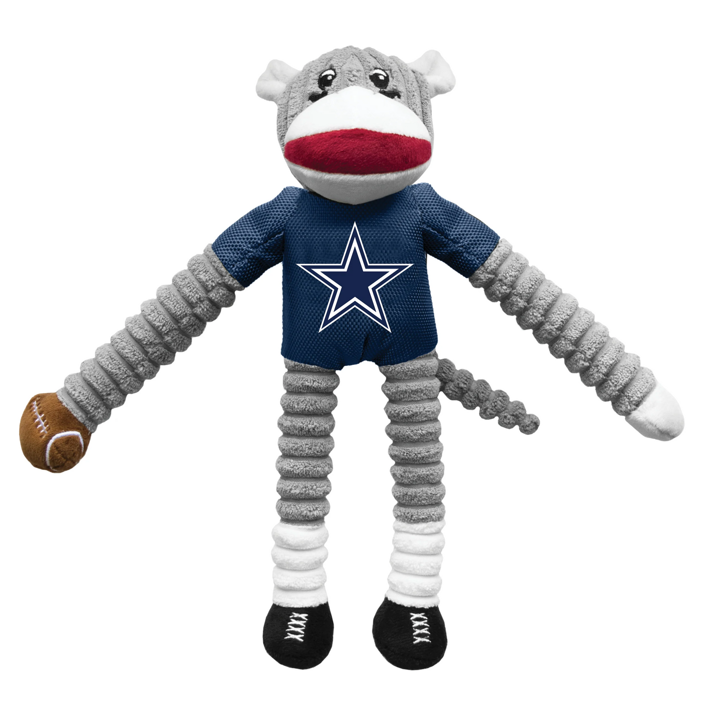 DALLAS COWBOYS TEAM SOCK MONKEY PET TOY