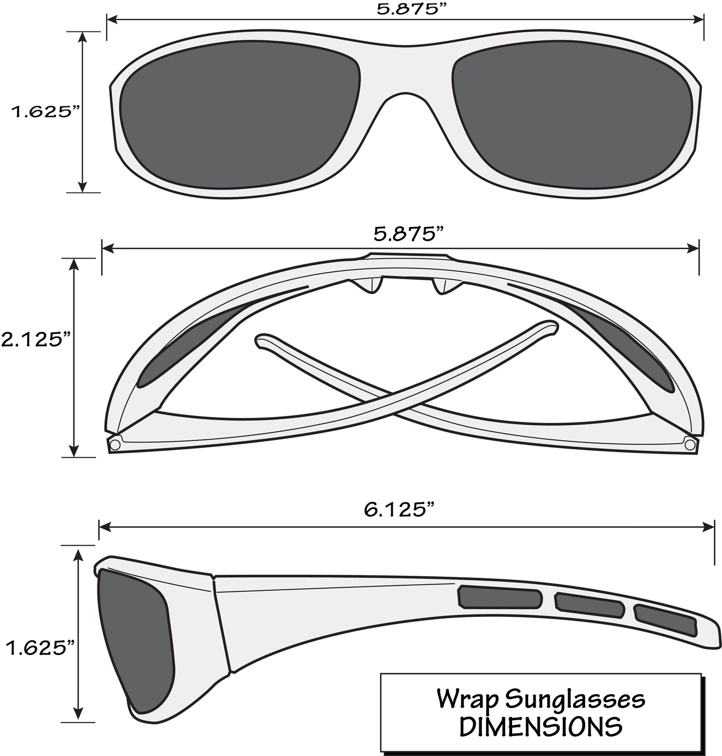 DALLAS COWBOYS WRAP SUNGLASSES