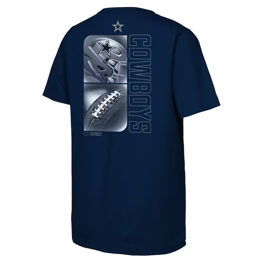 DALLAS COWBOYS YOUTH ENERGY T-SHIRT - NAVY