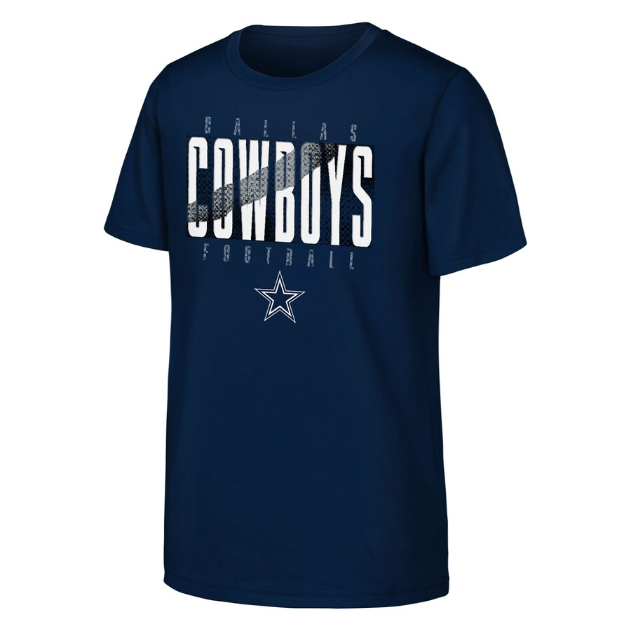 DALLAS COWBOYS YOUTH POSTERIZE T-SHIRT - NAVY
