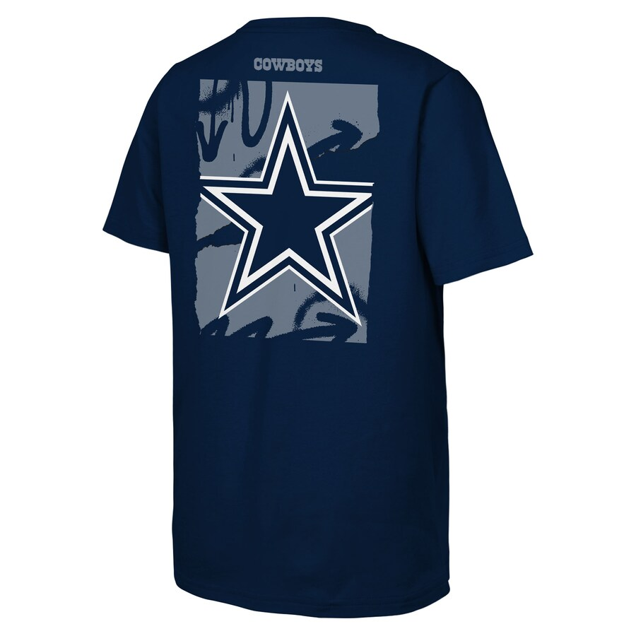 DALLAS COWBOYS YOUTH POSTERIZE T-SHIRT - NAVY