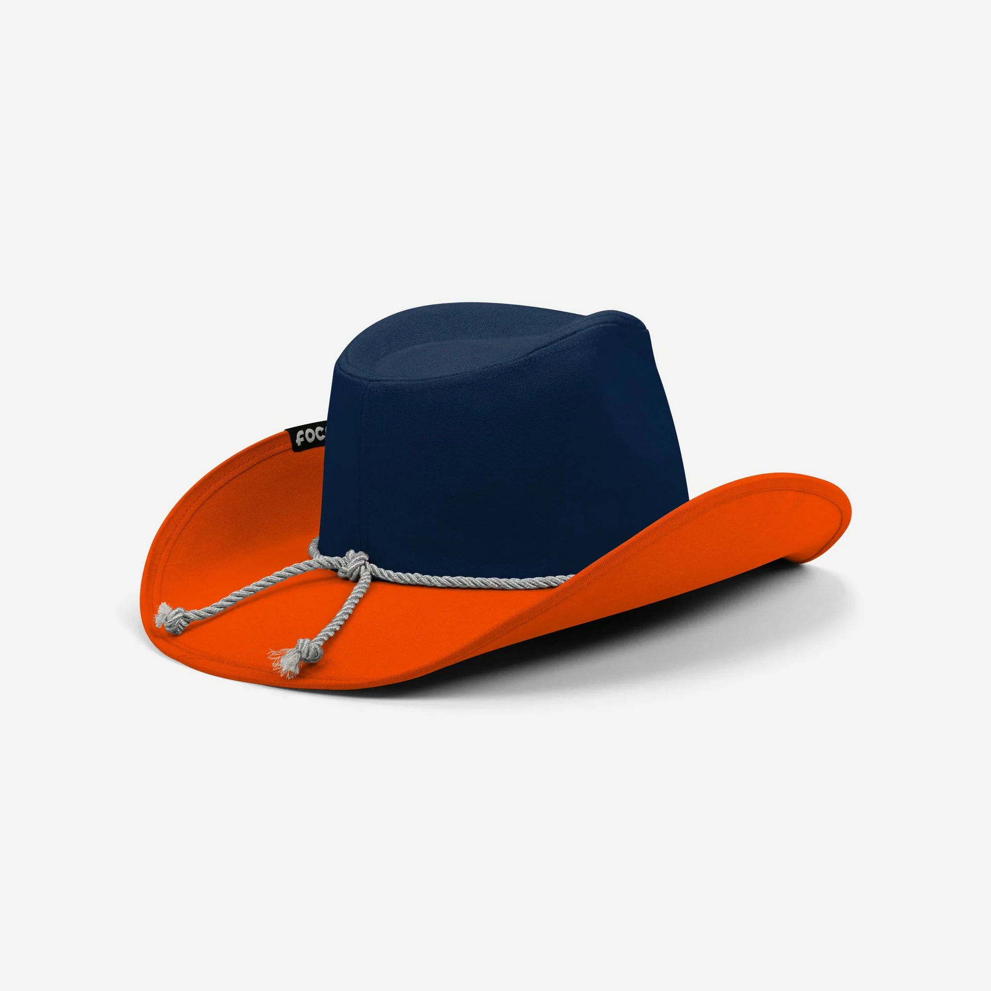 DENVER BRONCOS FOCO TWO TONE COWBOY HAT - NAVY/ORANGE