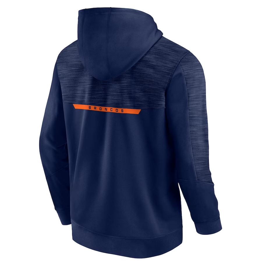 DENVER BRONCOS MEN'S DEFENDER EVO PULLOVER HOODED SWEATSHIRT