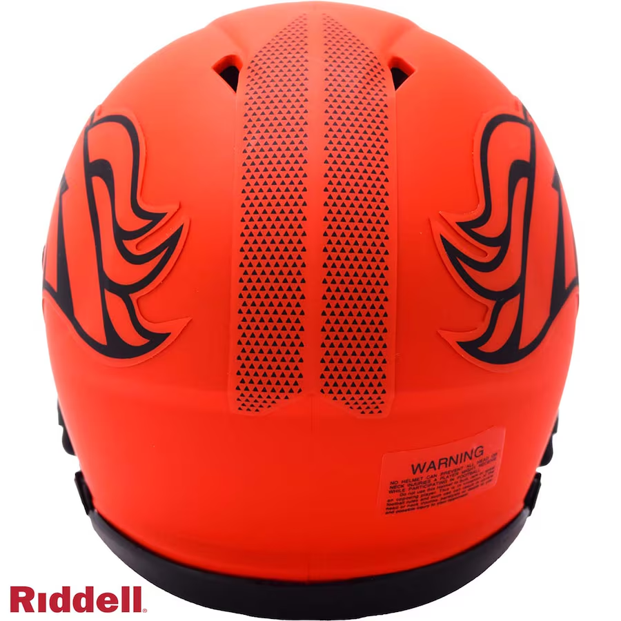 DENVER BRONCOS RIDDELL MINI SPEED HELMET - RAVE