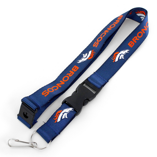 DENVER BRONCOS TEAM LANYARD - BLUE