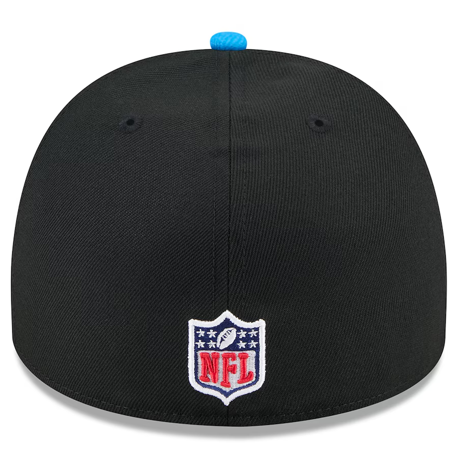 DETROIT LIONS 2025 NFL DRAFT A-FRAME 59FIFTY FITTED HAT - CHROME WHITE/BLUE