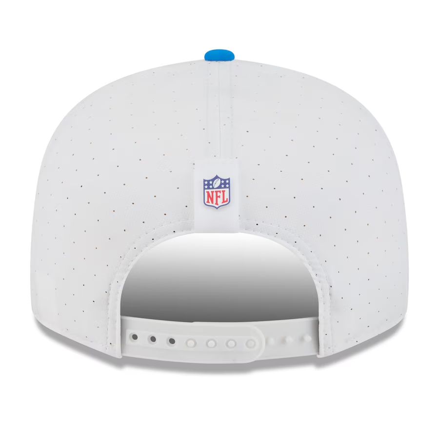 DETROIT LIONS 2025 NFL TRAINING CAMP 9FIFTY SPLIT PANEL SNAPBACK HAT - WHITE