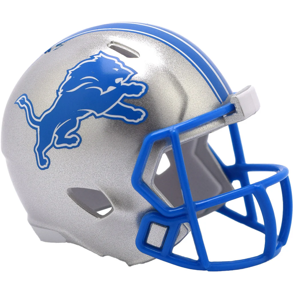 DETROIT LIONS RIDDELL POCKET PRO SPEED HELMET