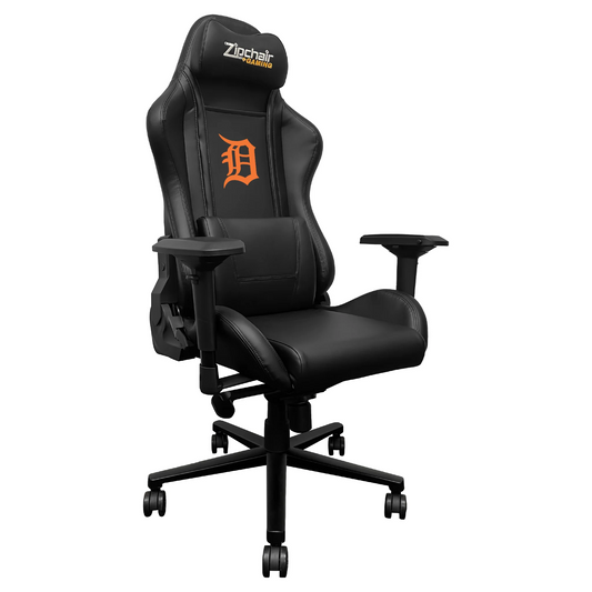 DETROIT TIGERS XPRESSION PRO GAMING CHAIR WITH ORANGE LOGO