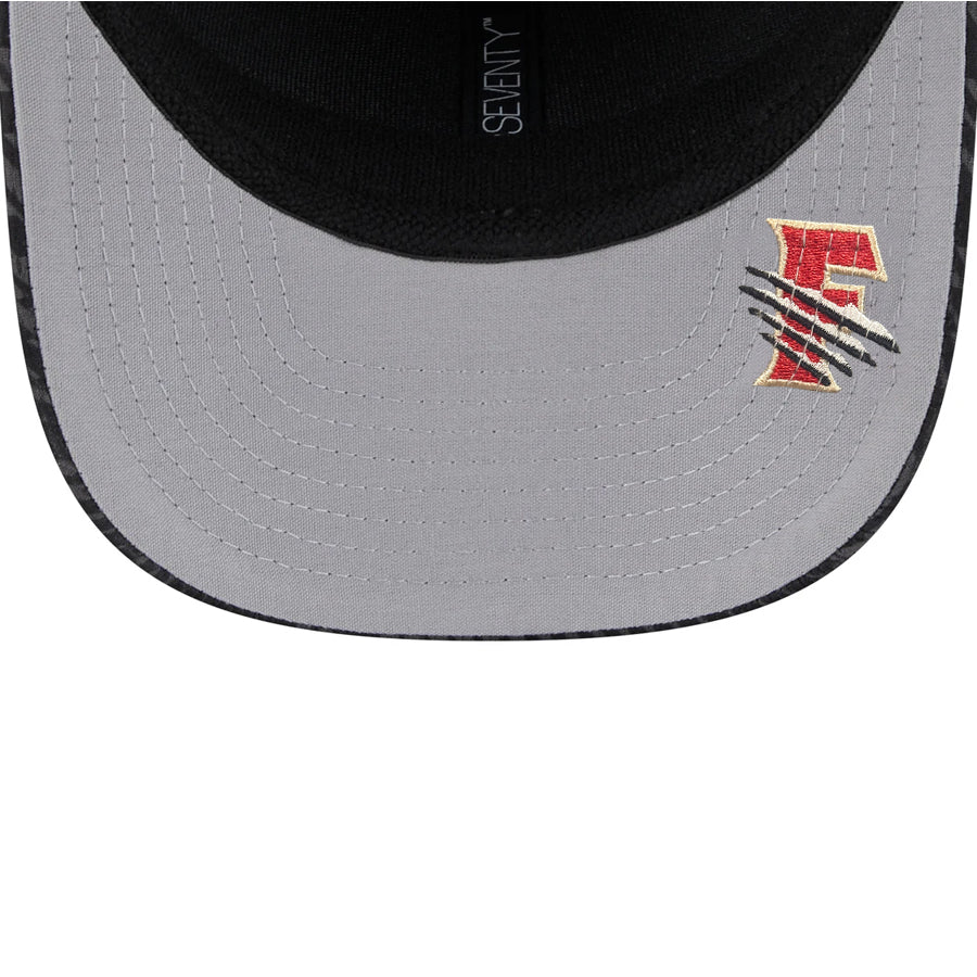 FRESNO GRIZZLIES 2025 MILB CLUBHOUSE 9SEVENTY STRETCH-SNAP HAT - RED