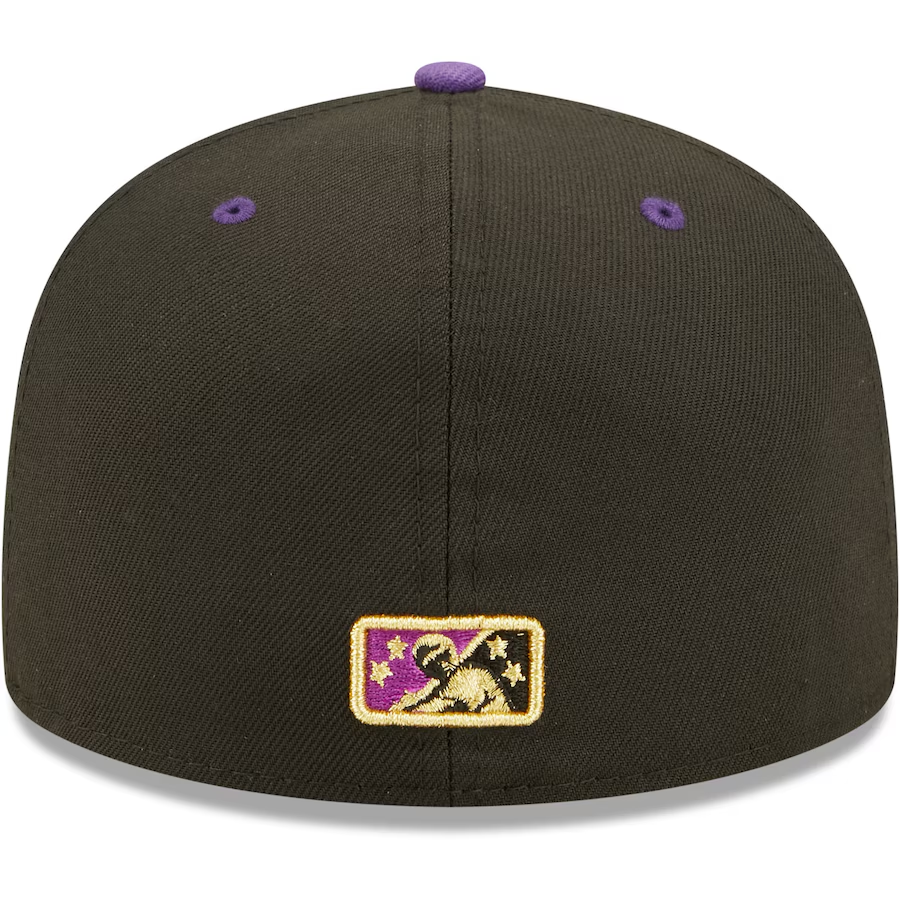 FRESNO GRIZZLIES 'LOWRIDERS' COPA DE LA DIVERSION 59FIFTY FITTED HAT - BLACK/PURPLE