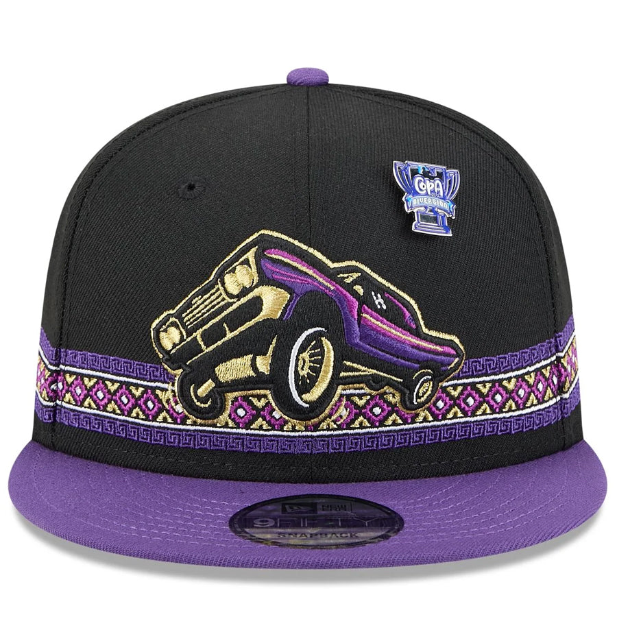 FRESNO GRIZZLIES 'LOWRIDERS' COPA DE LA DIVERSION 9FIFTY SNAPBACK HAT - BLACK/PURPLE