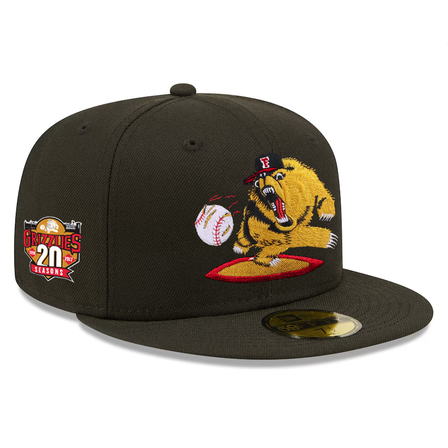 FRESNO GRIZZLIES PANAMA 20TH ANNIVERSARY 59FIFTY FITTED CUSTOM HAT
