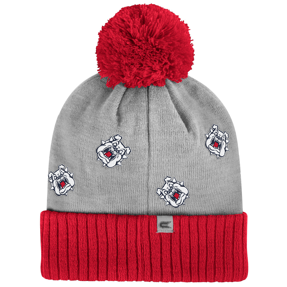 FRESNO STATE BULLDOGS BACK IN BUSINESS CUFFED KNIT WITH POM