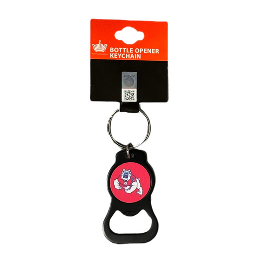 FRESNO STATE BULLDOGS BOTTLE OPENER KEY