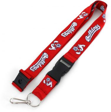 FRESNO STATE BULLDOGS LANYARD - RED