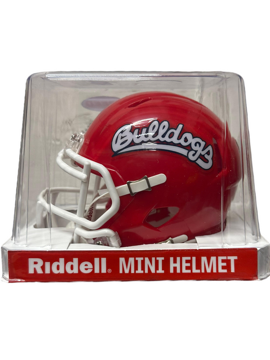 FRESNO STATE BULLDOGS MINI SPEED HELMET - SCRIPT