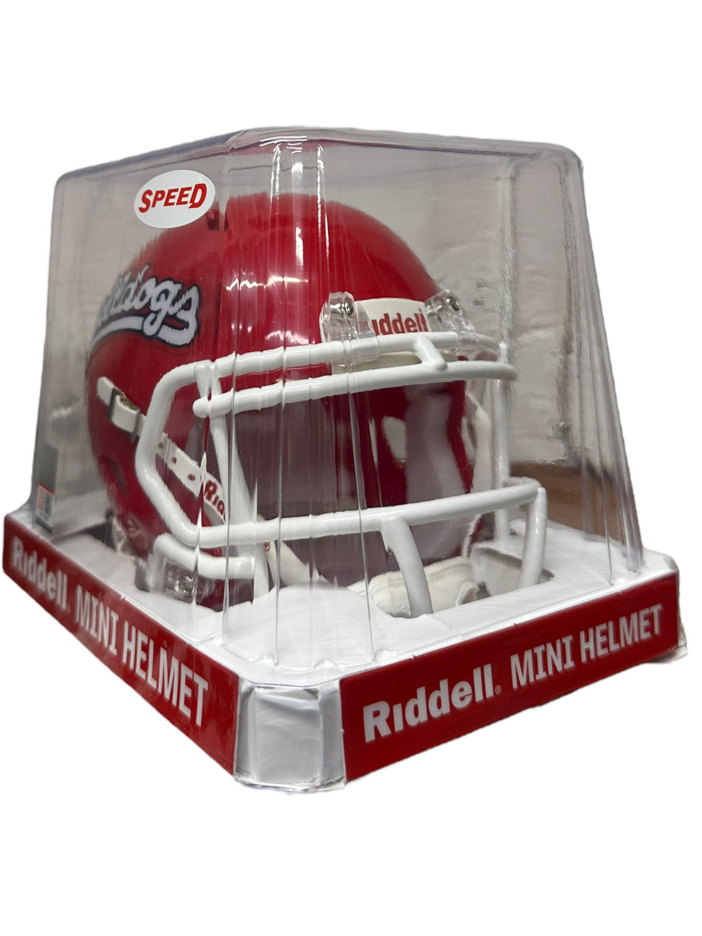 FRESNO STATE BULLDOGS MINI SPEED HELMET - SCRIPT