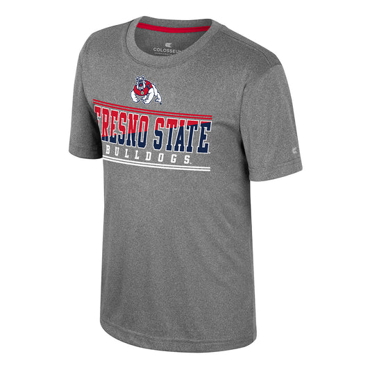 FRESNO STATE BULLDOGS YOUTH NIGHTOSPHERE T-SHIRT - GRAY