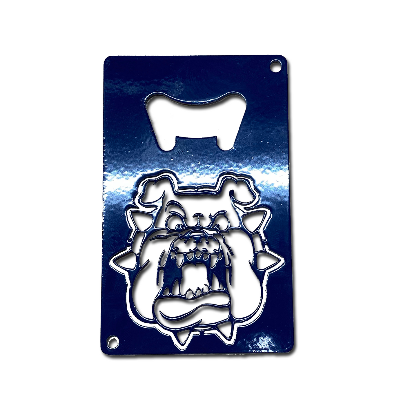 ABRIDOR DE BOTELLAS DE TARJETA BULLDOGS DEL ESTADO DE FRESNO