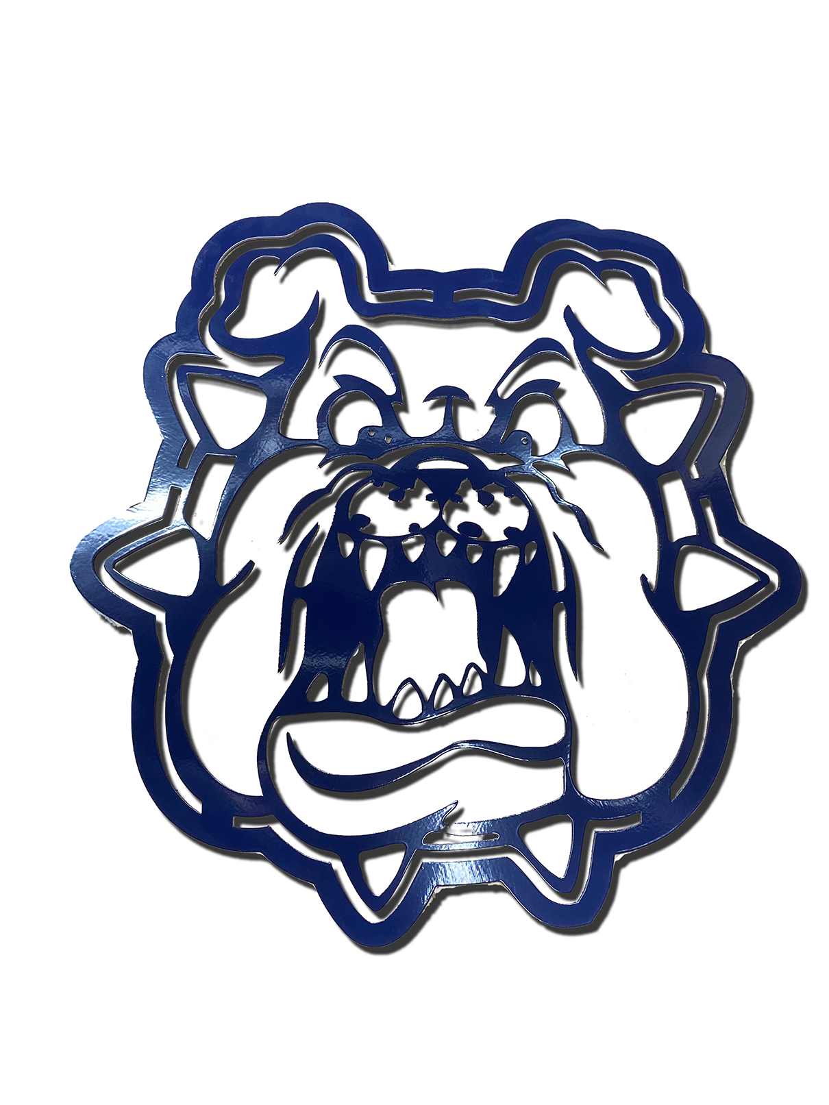 COLGADOR DE PARED CON LA MARCA DE LA ESCUELA DE BULLDOGS DEL ESTADO DE FRESNO