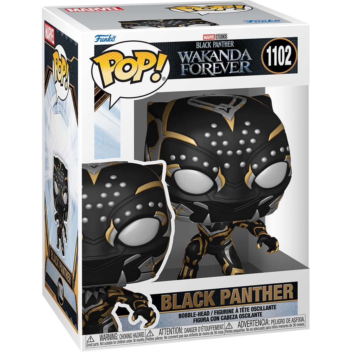 FUNKO POP! BLACK PANTHER:WAKANDA FOREVER - BLACK PANTHER VINYL FIGURE