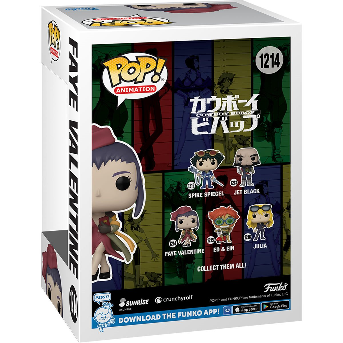 FUNKO POP! COWBOYS BEBOP - FAYE VALENTINE VINYL FIGURE