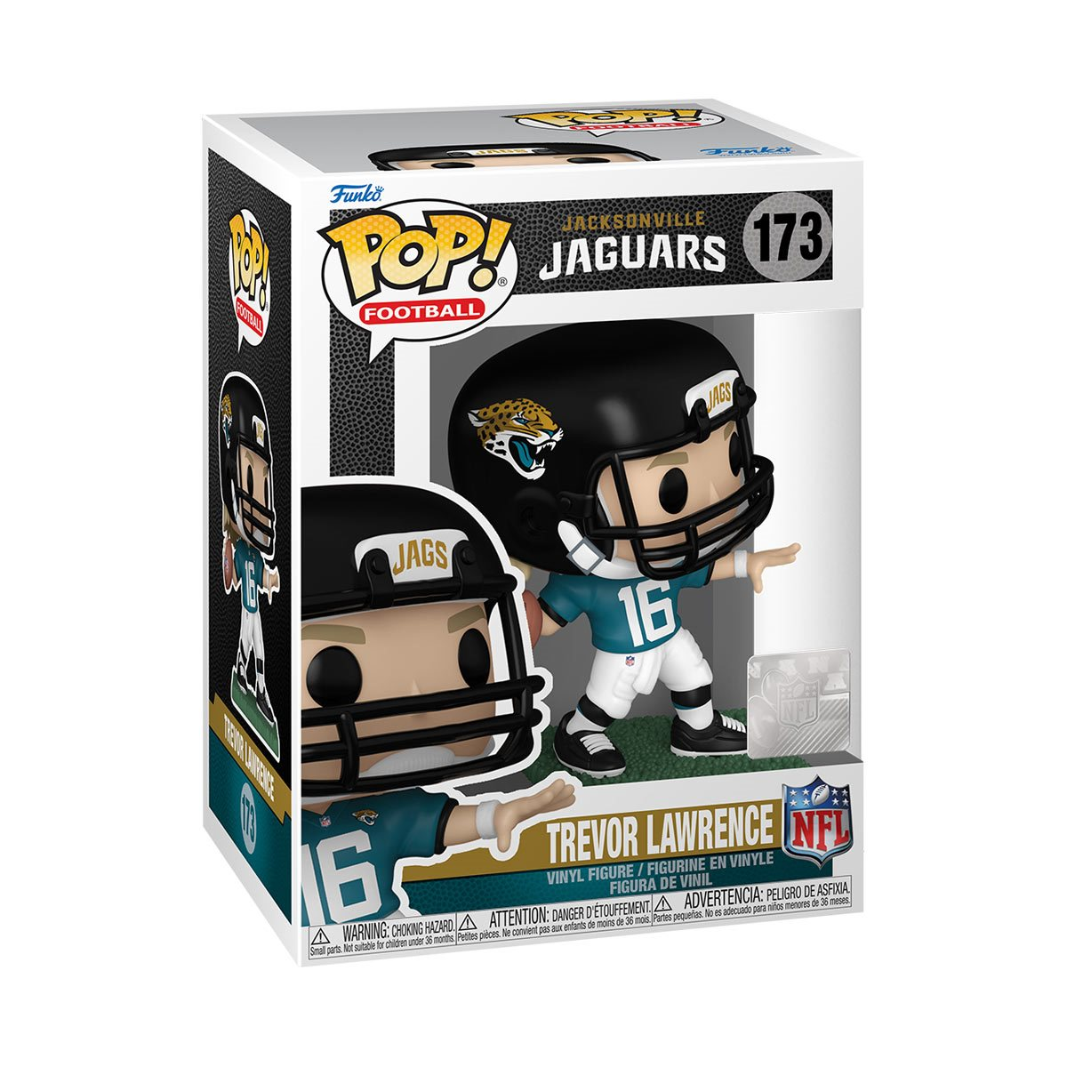 ¡FUNKO POP! NFL JACKSONVILLE JAGUARS -TREVOR LAWRENCE FIGURA DE VINILO