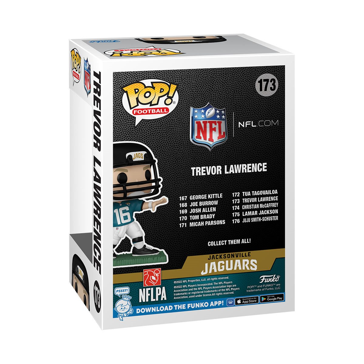¡FUNKO POP! NFL JACKSONVILLE JAGUARS -TREVOR LAWRENCE FIGURA DE VINILO