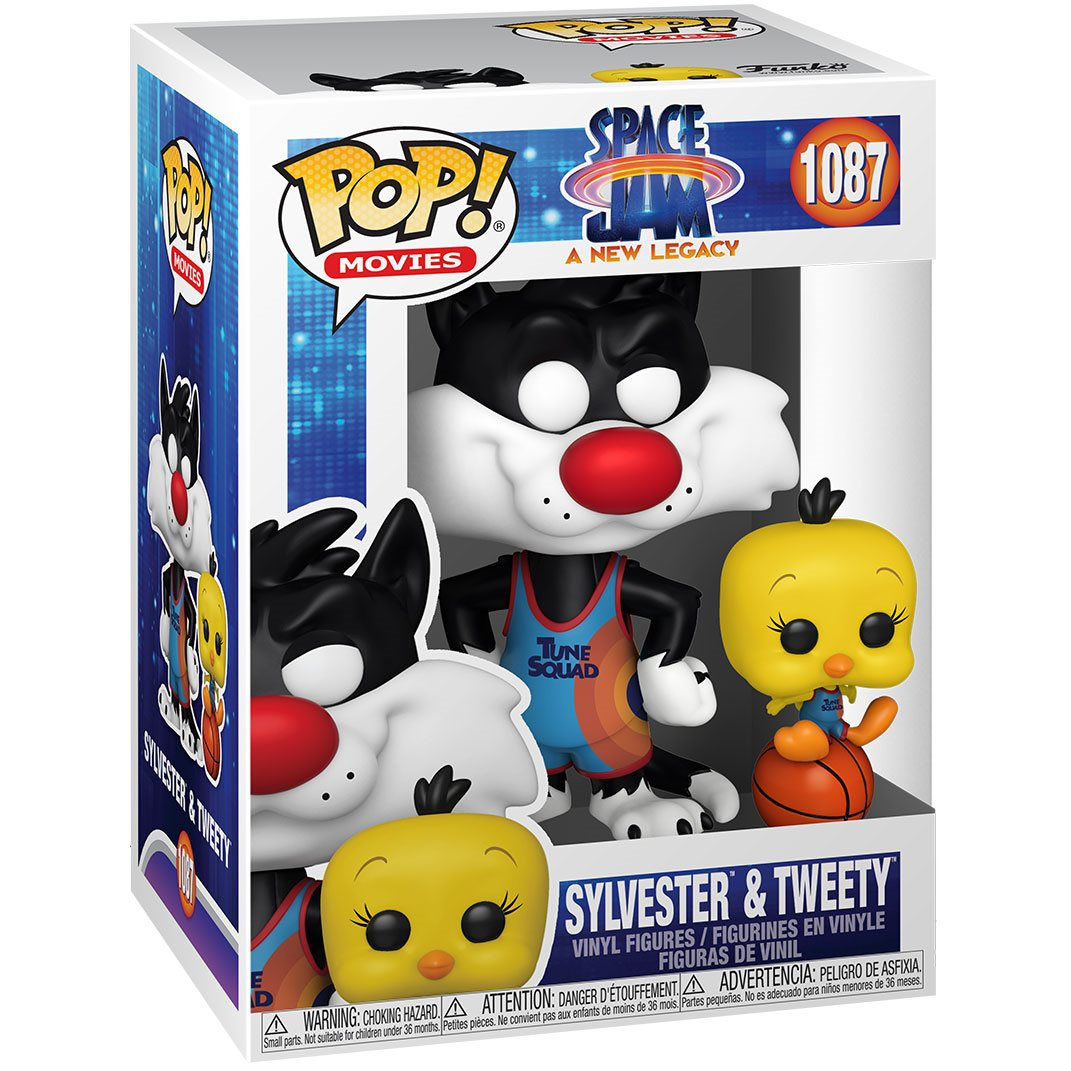 FUNKO POP! SPACEJAM: A NEW LEGACY - SYLVESTER & TWEETY VINYL FIGURE
