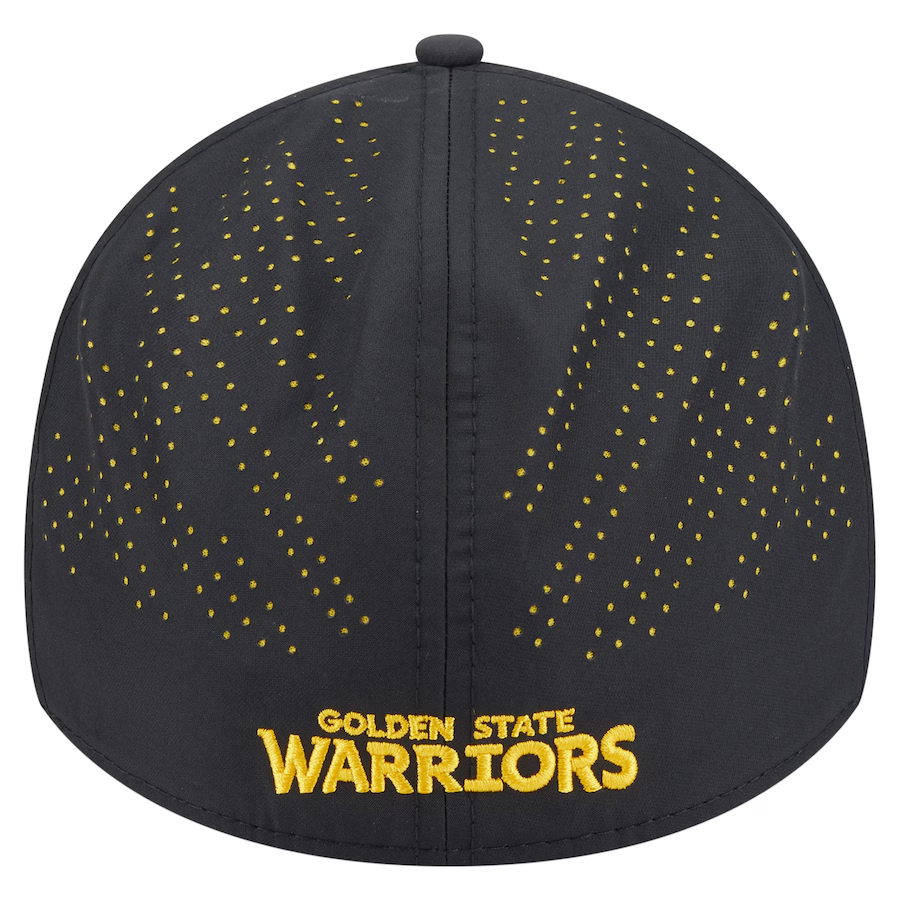 GOLDEN STATE WARRIORS BLACK NIGHT 39THIRTY FLEX FIT HAT - BLACK