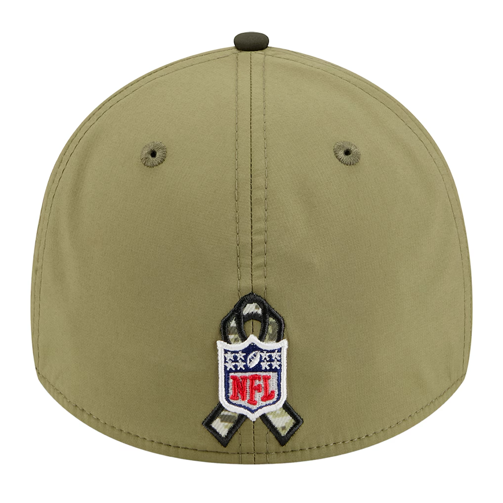 GREEN BAY PACKERS 2025 NFL SALUTE TO SERVICE 39THIRTY FLEX FIT HAT - GREEN