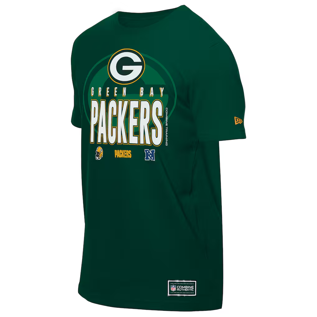 GREEN BAY PACKERS MEN'S NEW ERA 2025 NFL TRAINING CAMP T-SHIRT - GREEN