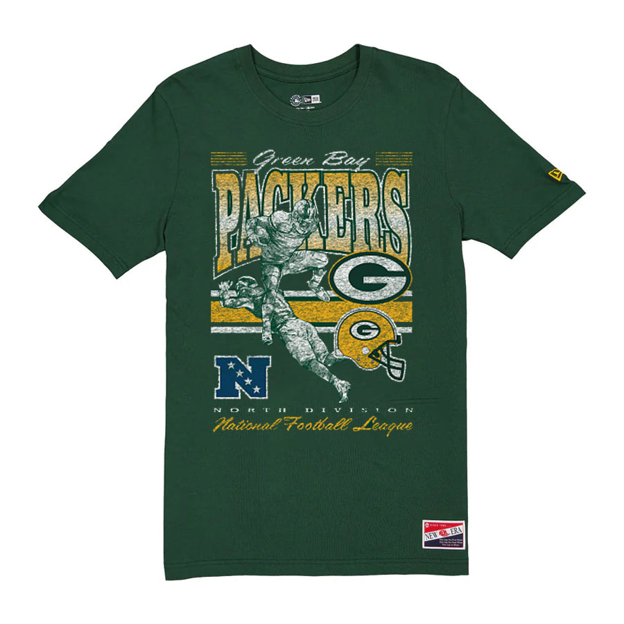 GREEN BAY PACKERS MEN'S SPORT CLASSICS T-SHIRT GREEN