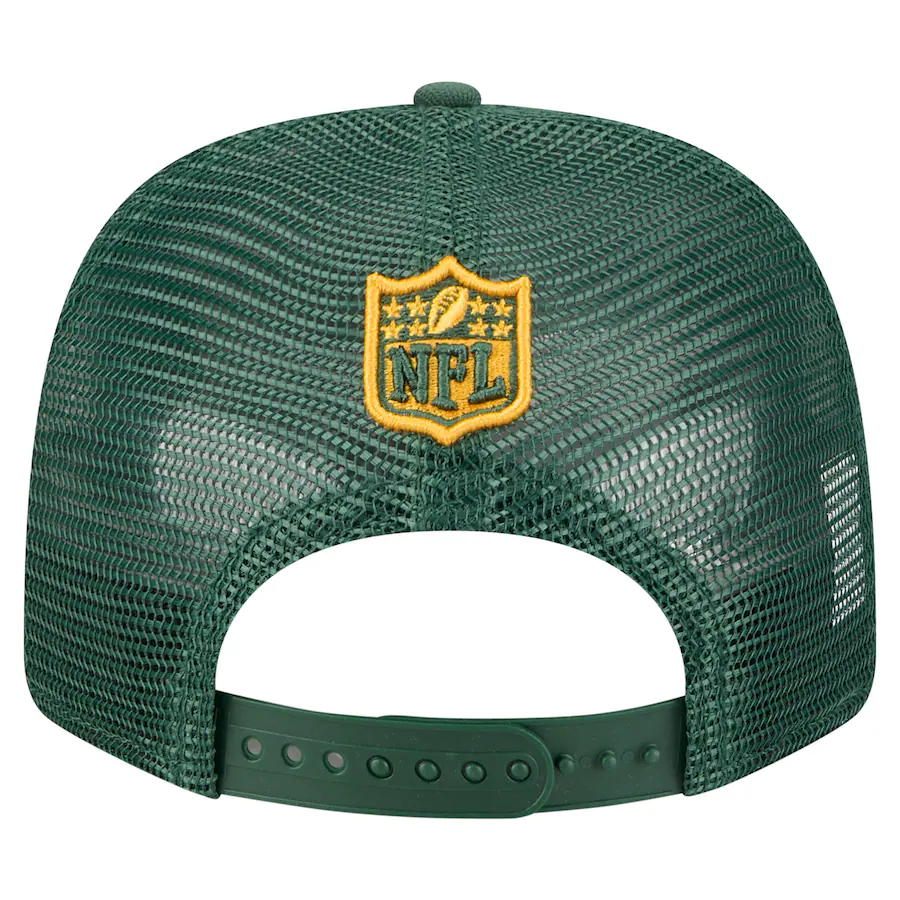 GREEN BAY PACKERS TEAM COLLECTION 9SEVENTY STRETCH SNAP ADJUSTABLE HAT - GREEN