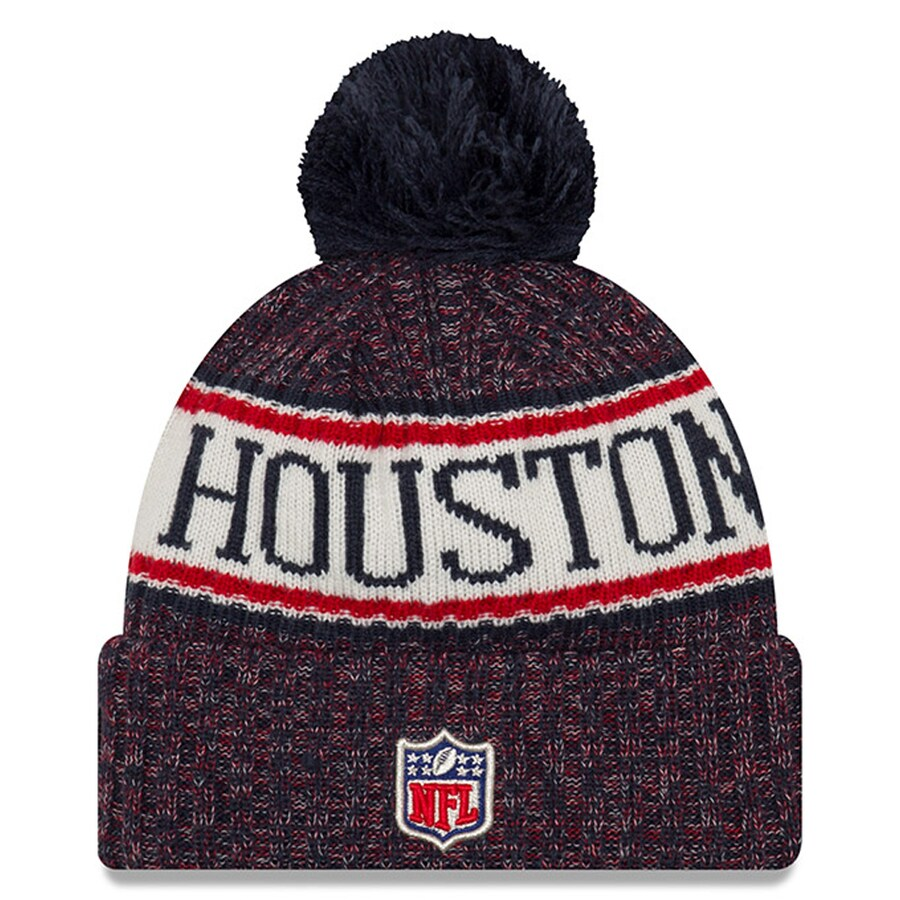 HOUSTON TEXANS 2018 SIDELINE CUFFED SPORT KNIT