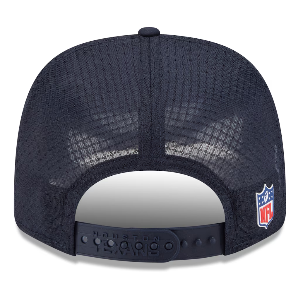 HOUSTON TEXANS 2025 NFL SIDELINE 9SEVENTY STRETCH-SNAP ADJUSTABLE HAT - NAVY