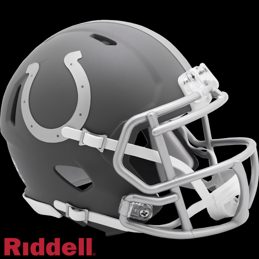 INDIANAPOLIS COLTS RIDDELL MINI SPEED HELMET - SLATE